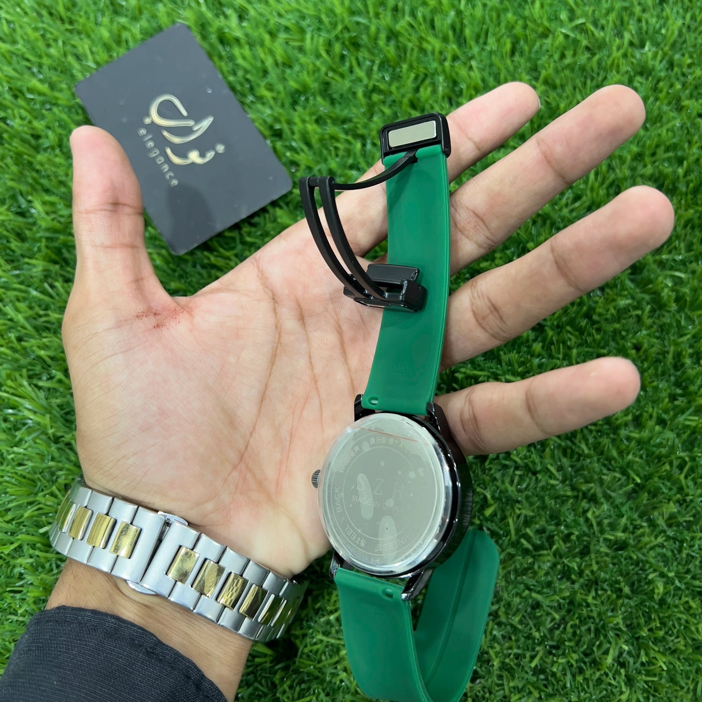 Casin 0 Watch Green Magnetic Strap