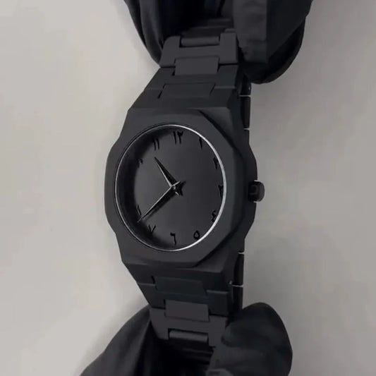 Black Arabic Aura Watch