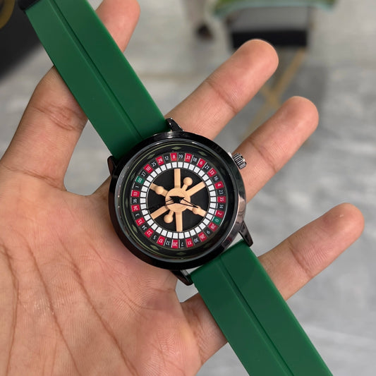 Casin 0 Watch Green Magnetic Strap