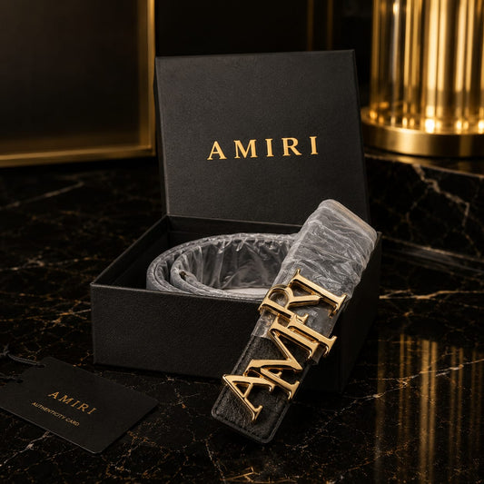 Amiri Leather Belt