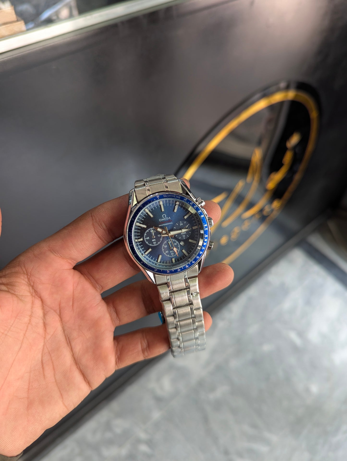 Omega Steel Watch